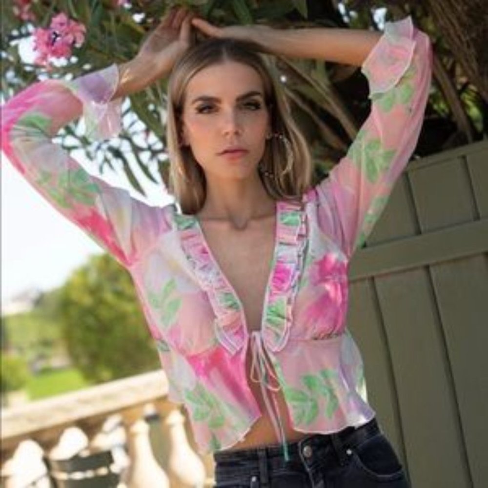 Floral Matisse Top/ Nolita